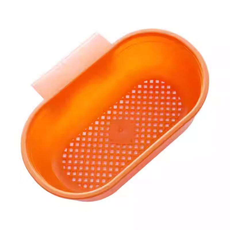 Kitchen sink drain basket can be hung filter basket vegetable and fruit plastic drain rack food separator universal wet and dry separation green 1 piece storage/draining/moisture-proof