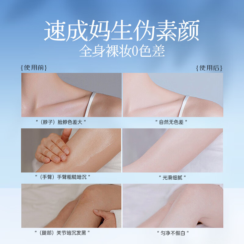 CandyMoyo Cloud Whitening Body Cream Waterproof, Sweatproof, Long-lasting, Moisturizing and Non-sticking to Clothes 150g New Year Gift