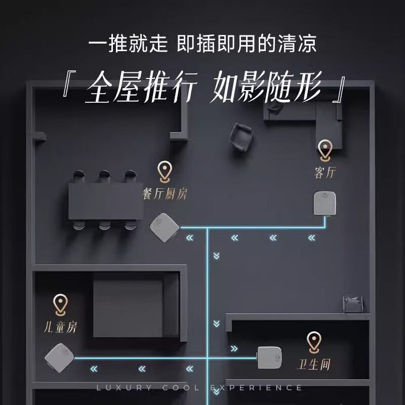 Xianke tower type mobile air conditioner all-in-one unit single cooling and heating movable no installation outside the unit no drainage vertical inverter kitchen rental room bedroom compressor refrigeration small air conditioner large 2 HP cooling and heating model movable no installation + whole house cooling