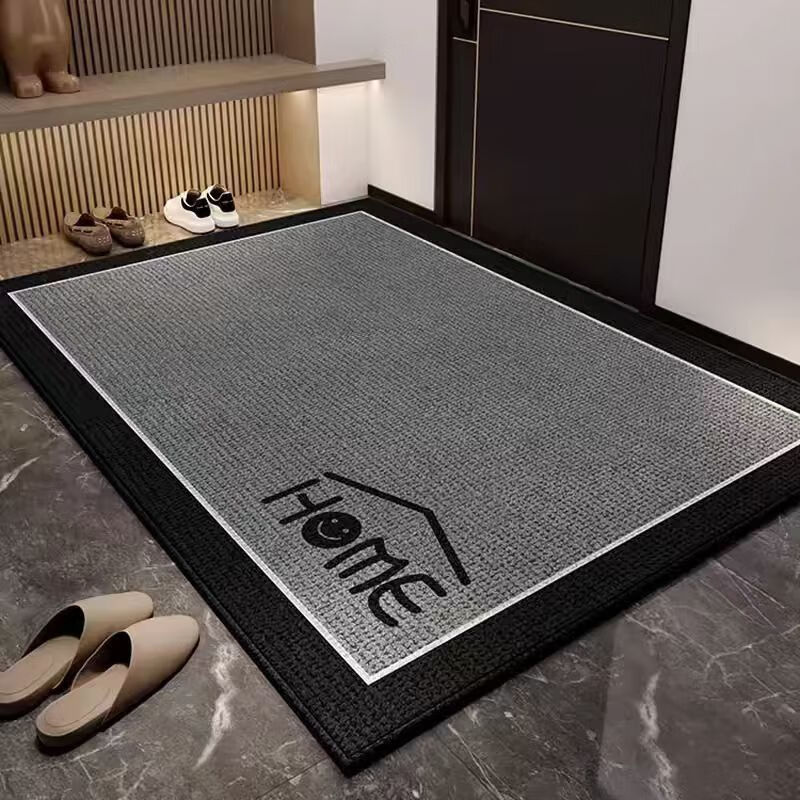 Foyer floor mat, high-end simple entrance door, dirt-resistant and dust-repellent, entrance door mat, thickened entrance mat, non-slip door mat, enjoy life 120cM*160Cm, easy to care for