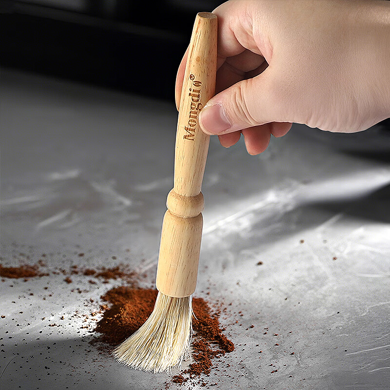 Mongdio coffee powder cleaning brush desktop bar cleaning brush sweep powder brush coffee machine brush coffee grounds brush