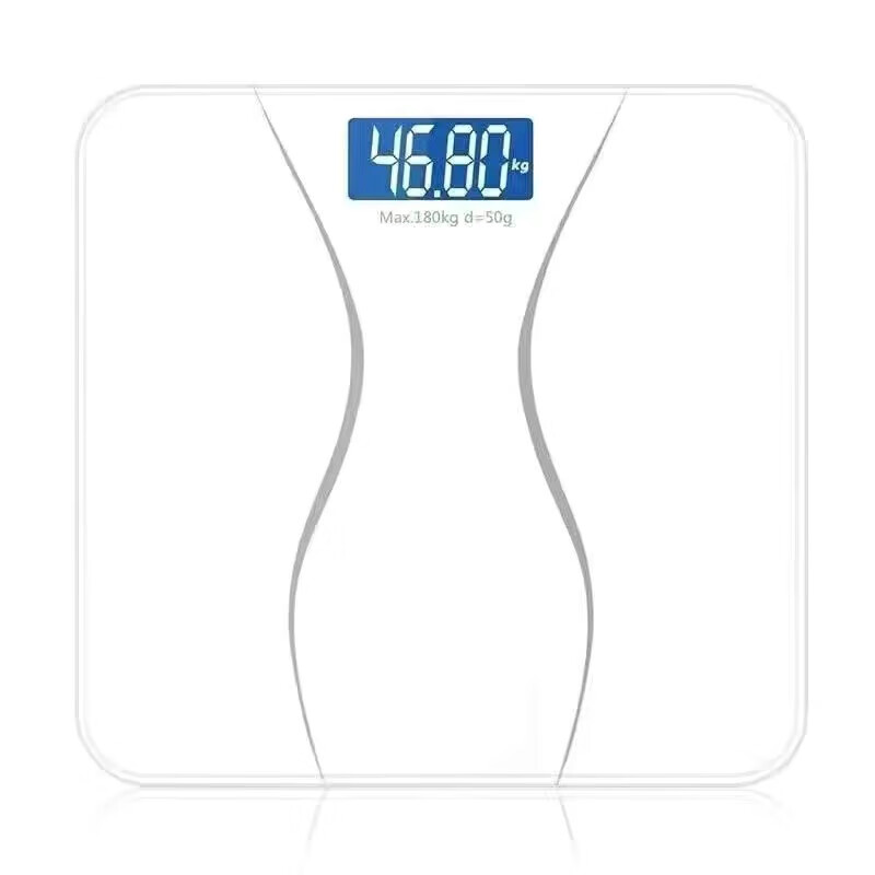 Body weight scale smart body fat scale electronic scale human body small human body home precision charging weight loss special body scale precision weight scale battery model pearl white