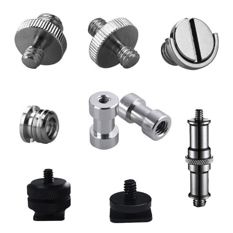 Xu ordered microphone microphone mobile phone live broadcast bracket level meter tripod conversion screw 58 conversion head 38 to 14 1/4 male to 3/8 female - black