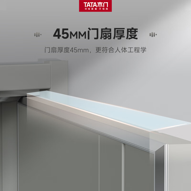 TATA Wooden Door ZX103 Painted Door Wooden Composite Modern Customized Bedroom Door Interior Door Room Door Wooden Door Swing Door Paint Class 1, Multiple Colors Available Noise Reduction Door No Lock Included