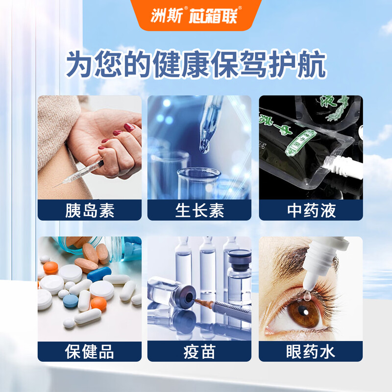 Core box Lianzhousi insulin carry-on refrigerated box large capacity no need to charge medicine insulin refrigerated bag 0.3L