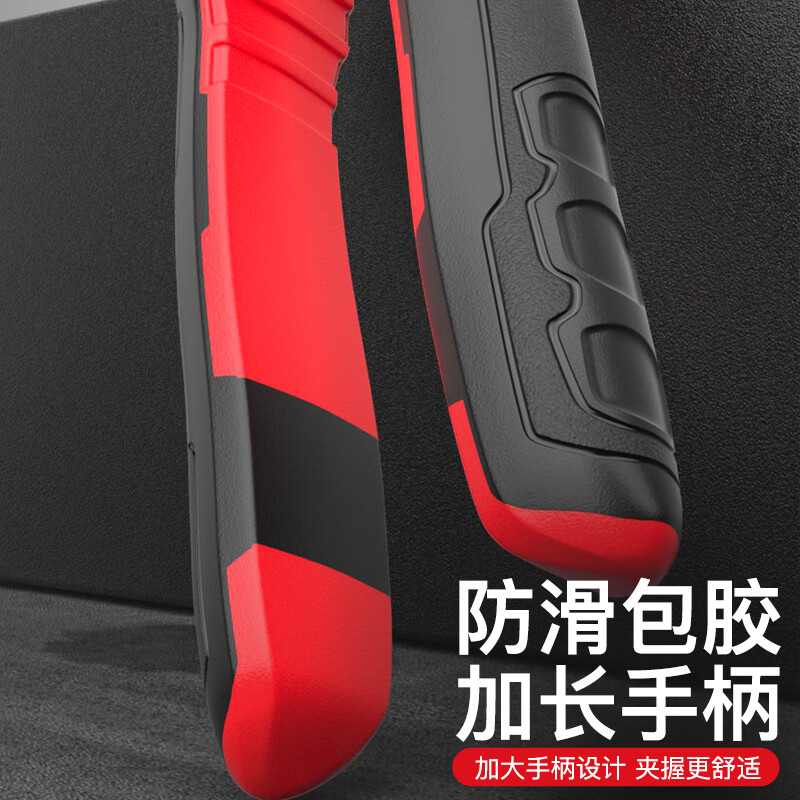 DELIXI ELECTRIC vise industrial-grade multi-functional diagonal pliers wire pliers electrician special needle-nose pliers 6-inch eccentric labor-saving 3-piece set