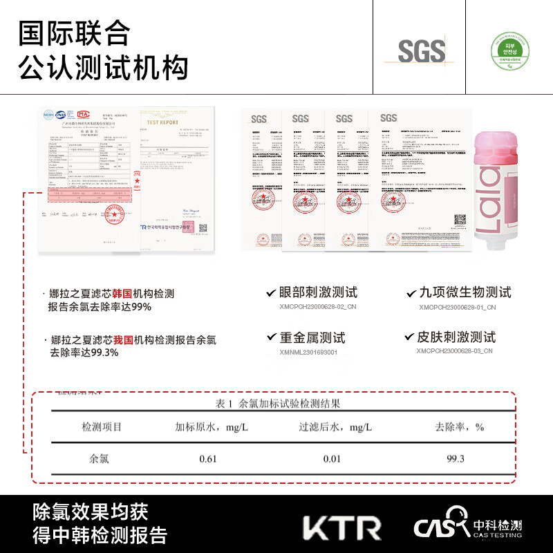 LALAPERCARE Korean skin-friendly shower head filter household chlorine removal fragrance bath Quiet Woody Jeju Forest