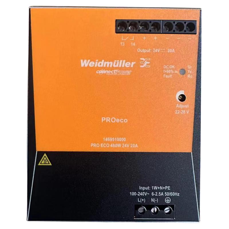 Weidmüller switching power supply 1469510000 20A 480W x 24V