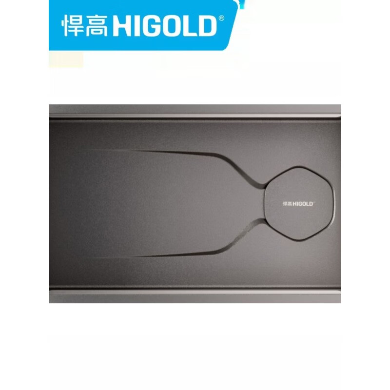 HIGOLD LS1.0Pro304 stainless steel handmade sink vegetable basin home kitchen large single sink 952496 952498T matte black stone pattern