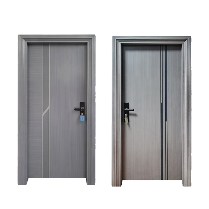 Zinc alloy room steel door interior door bedroom door rental apartment project sound insulation moisture-proof anti-theft door customization thick material apartment model 88 205 10 inner opening left lock