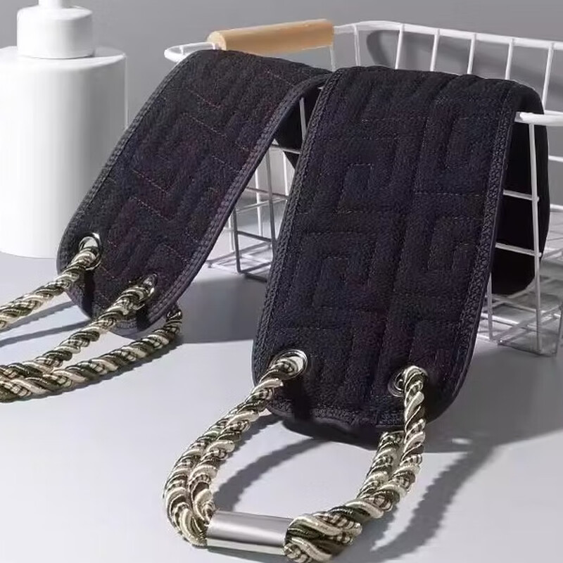 Fat Donglai's same style bath towel, back strip, back rub towel, bath towel, back rub artifact, powerful mud rub artifact, back massage, back rub strip 1 piece (upgraded model)