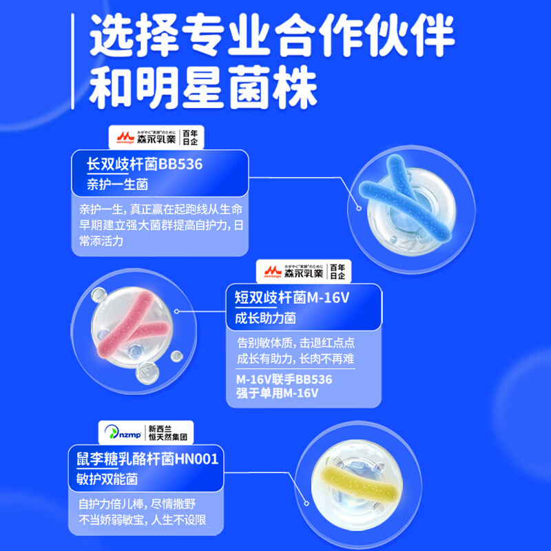 Leli children's infant probiotics 10 billion/piece gastrointestinal tract conditioning prebiotics for weak spleen and stomach, diarrhea and vomiting