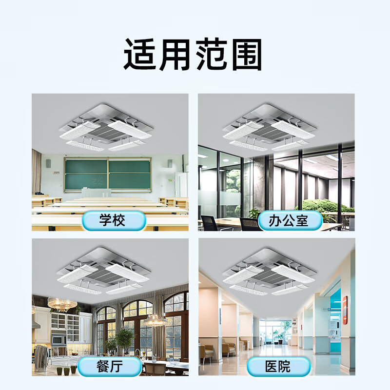 Suitable for Haier central air-conditioning windshield, air guide ceiling, air-conditioning outlet baffle, windshield, anti-direct blowing ceiling machine, standard 4-piece package, 50*17cm fixed size. Please contact customer service for verification before delivery when placing an order.