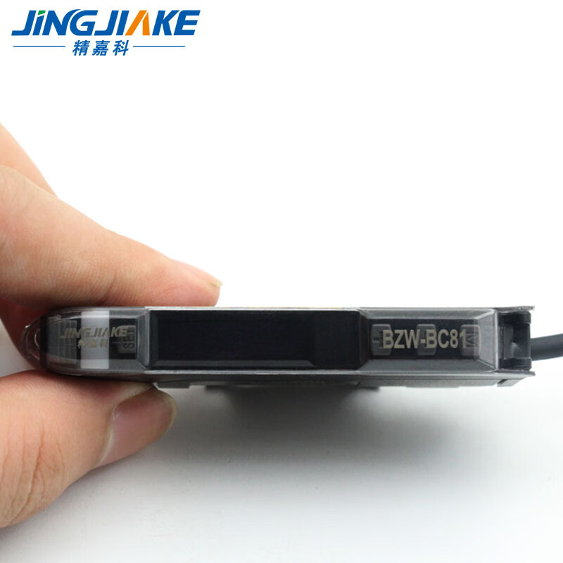 Yue Changsheng manual-free Chinese character optical fiber amplifier triple power high-precision optical fiber sensor adapts to various probes amplifier + M4 reflective optical fiber one meter line