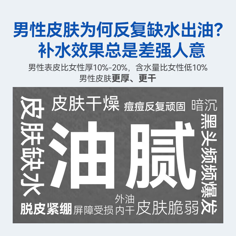 Made in Tokyo, men's refreshing and moisturizing gel 120ml, a touch of hydrating and moisturizing aftershave, hyaluronic acid, refreshing men's skin care products