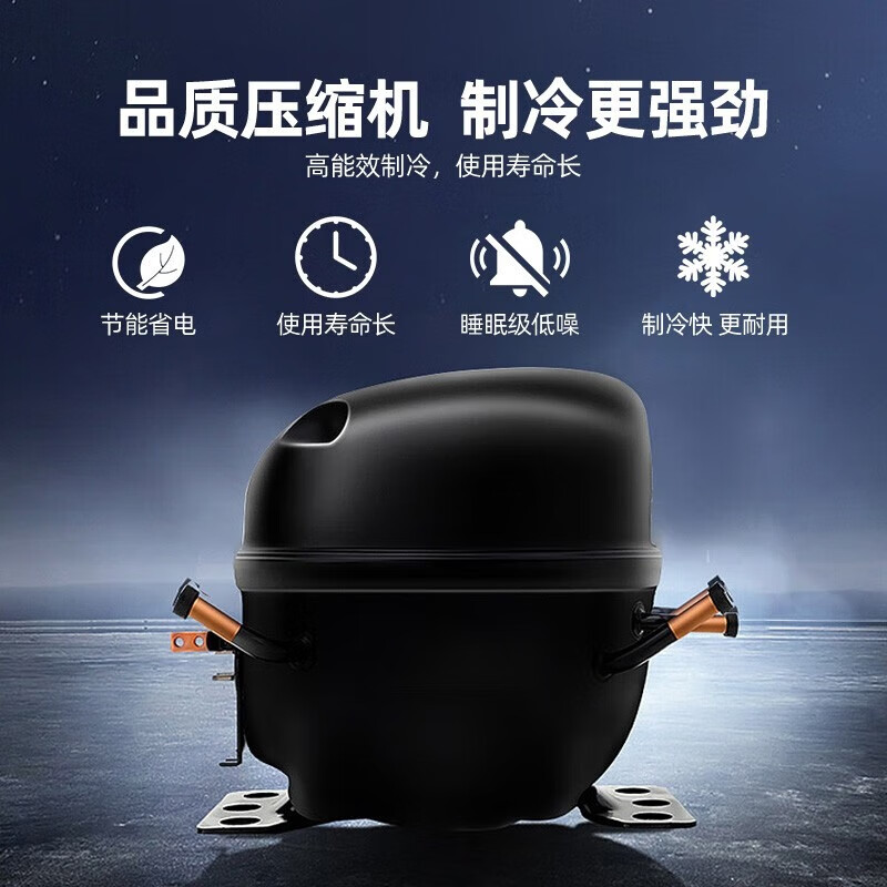 Mitsubishi small freezer household small frozen fresh-keeping mini refrigerated commercial horizontal freezer breast milk storage cabinet energy-saving first-class energy efficiency nationwide joint warranty single temperature 189L