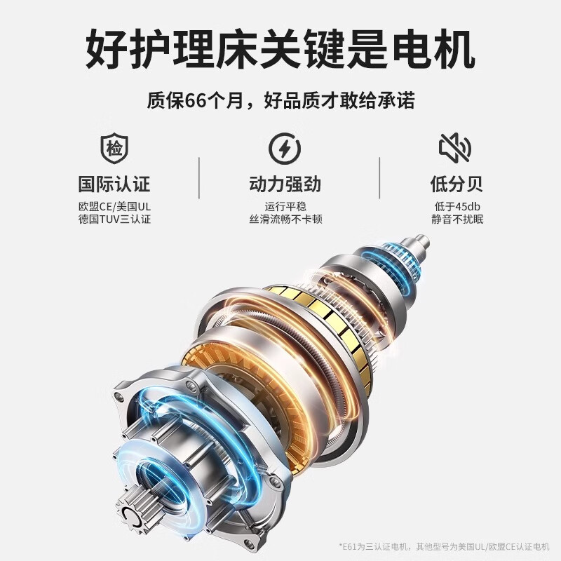 Medester electric nursing bed home elderly paralysis bed medical elderly multi-functional flushing toilet smart bed E61-2.0