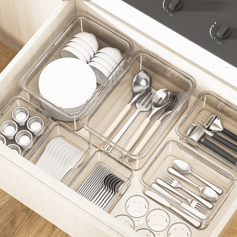 Baicaoyuan refrigerator storage box food-grade vegetable egg sealed crisper kitchen freezer special storage box small