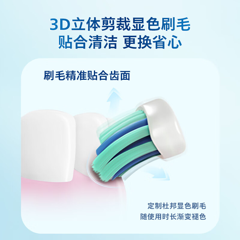 Philips (PHILIPS) electric toothbrush head official original adapter Diamond 3/7/9 series brush handle cleans gums, protects and brightens European imports 3-pack HX9023