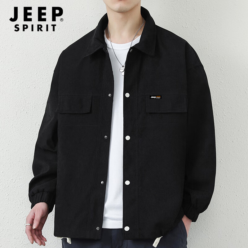 JEEP SPIRIT Jeep jacket men's autumn jacket men's windproof clothes versatile men's tops men's clothing