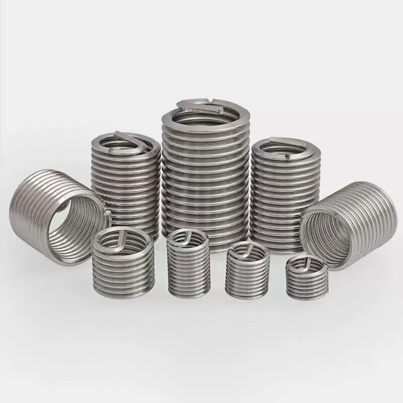 First order of steel wire screw sleeve, 304 stainless steel sleeve, thread repair protective sleeve, threaded turnbuckle, M2*0.4-1D, 1000 pieces