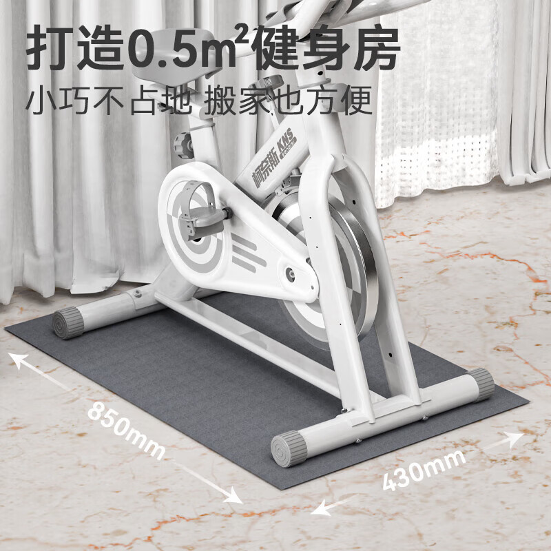 Konais spinning bicycle exercise bike riding platform home silent smart sports weight loss exercise black classic model
