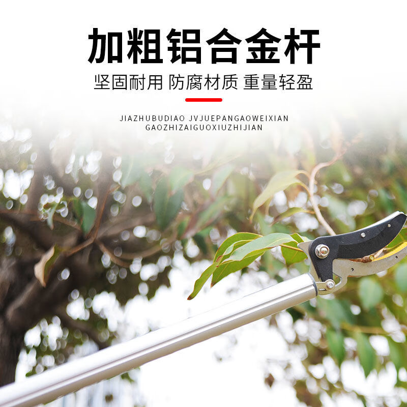 High-branch shears imported from Japan, telescopic high-altitude shears, high-branch shears, fruit picking device, fruit branch scissors, fruit picking scissors, extended fruit picking, sixth generation single section 1.5 meters, separate scissors plus gifts