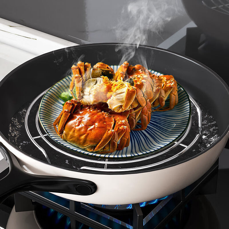 Baijie 304 stainless steel steamer rack short-leg steamer drawer rice cooker pressure cooker water-proof steamer rack steamer plate steamer grate