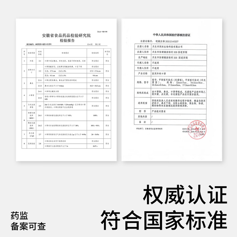 Runmi Bio's new disposable medical surgical mask sterilization grade high-value independent packaging blue ash/50 pieces