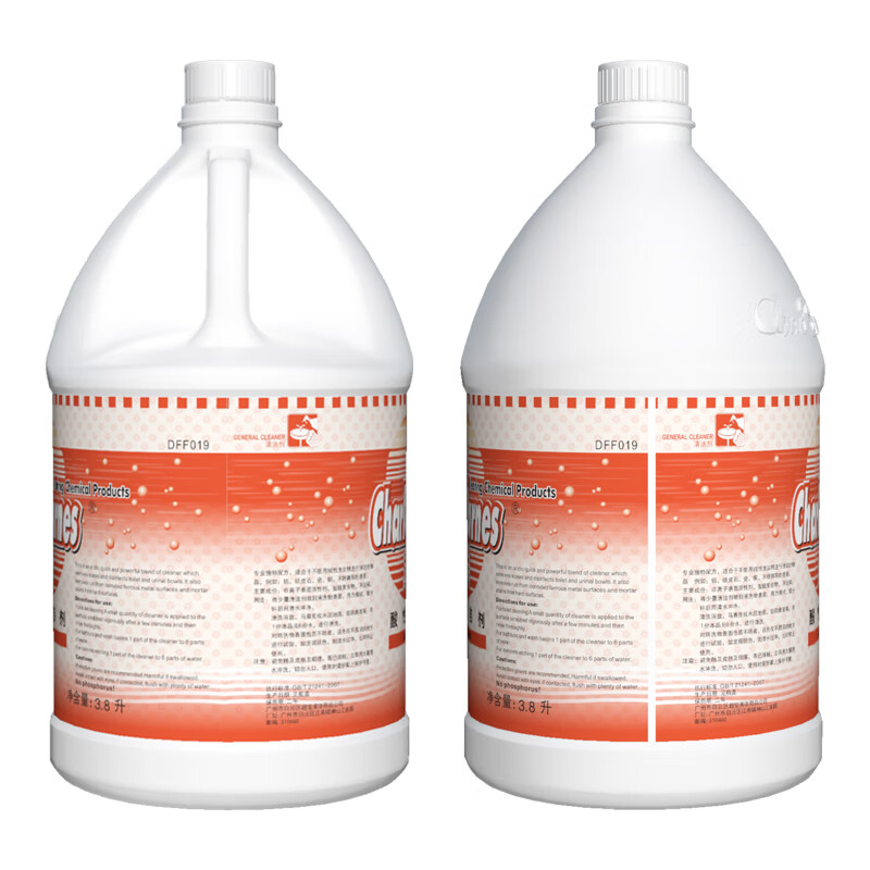 Chaobao Clean Acidic Cleaner Powerful Rust Remover Toilet Cleaner Tile Marble Floor Decoration Cement Stains Decontamination Detergent 3.8L Large Bottle DFF019 1 Bottle Chaobao Acidic Cleaner