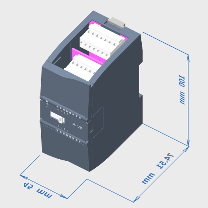 Siemens 6ES7231-4HF32-0XB0 PLC module controller SIMATIC S7-1200, analog input, SM 1231