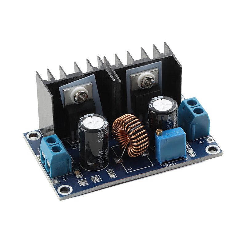 XL4016E1 DC-DC step-down power module high-power 8A voltage stabilization and voltage regulation with digital display/adjustment knob XL4016E1 step-down module no specifications