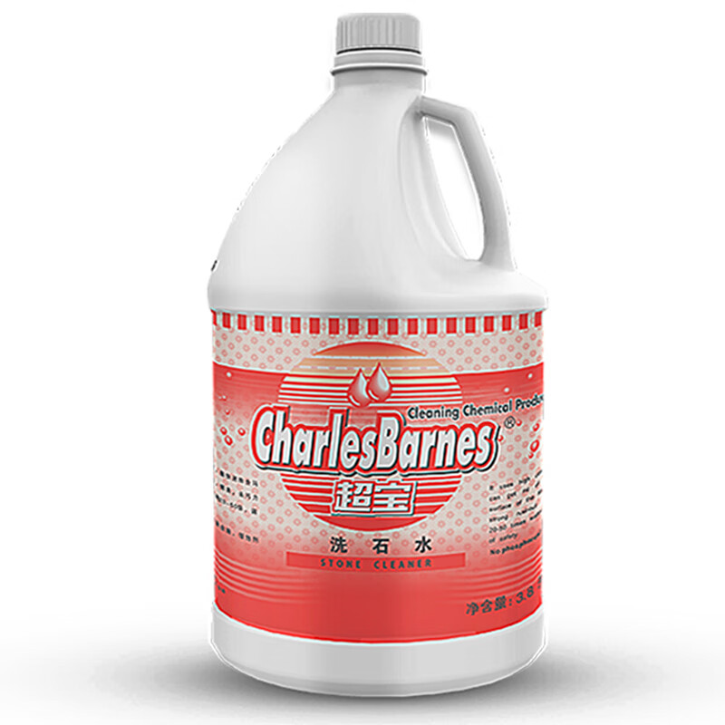 Chaobao clean stone washing water 3.8 liter large bottle multi-purpose exterior wall stone cleaning marble tile cleaner powerful descaling agent to remove stubborn stains and rust liquid DFF015 1 bottle of Chaobao stone washing water DFF015
