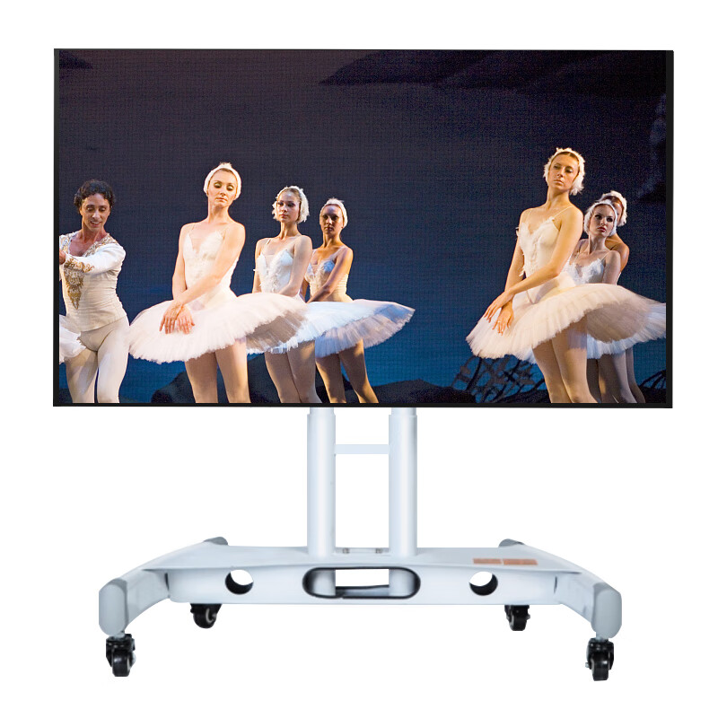 CASVET Cansheng VMM1100 TV Bracket Inclined Stage Display TV Floor-standing Mobile Mount TV Review Trolley Back Stand Stand 32-100 inches Floor-standing Black 32-75 inches Model 11