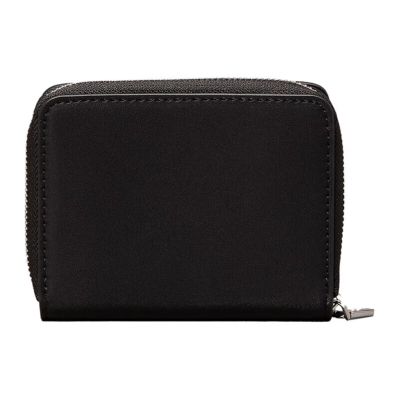 Calvin Klein Jingdong Outlet CK women's bag brand logo zipper closure women's wallet card bag clutch black K60K611937 black