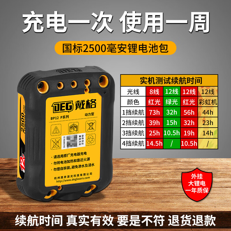 Daigle level Hercules 12-line high-precision strong light thin line ultra-bright green light laser infrared automatic leveling thin line green light 12-line standard lower level