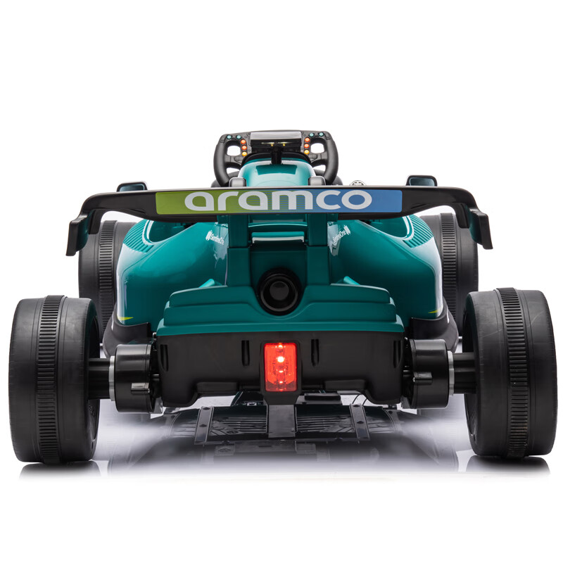 BeRica Aston Martin authorized F1 children's electric car kart remote control toy car 3-6th birthday gift