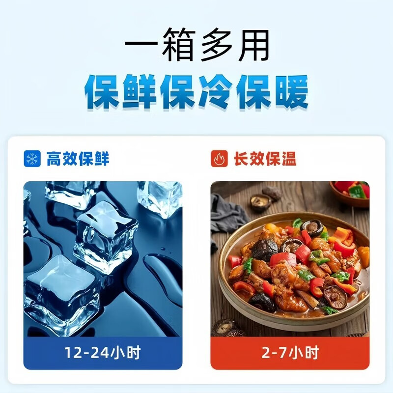 Refrigerated foam box, cold clearance box, food-grade delivery ice rectangular insulated box, long strip, lightweight thermal insulation *7L gray*free ice bag
