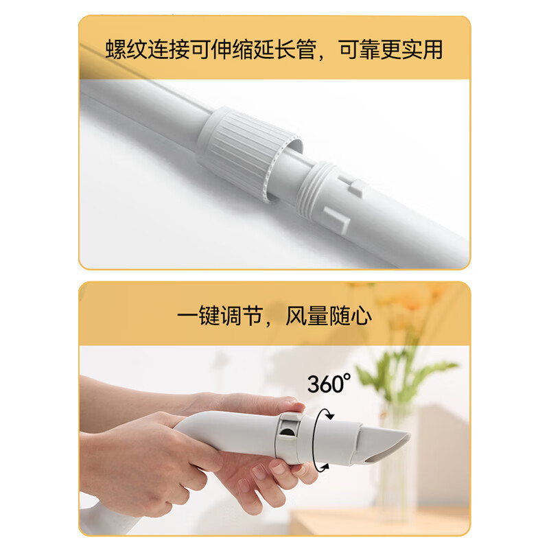 Panasonic vacuum cleaner household small wired horizontal powerful suction handheld high-power multi-function bed carpet MC-C30Y