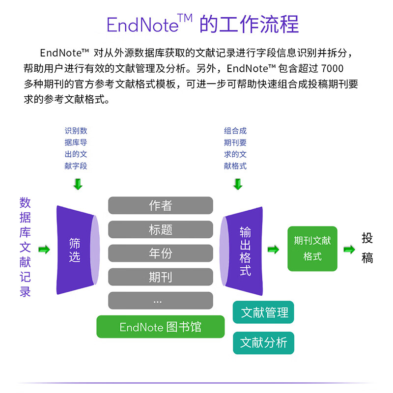 Clarivate EndNote 2025 Smart Scientific Research System Software Document Management Examination Postgraduate Research Teaching Thesis Materials Official Genuine Student Edition