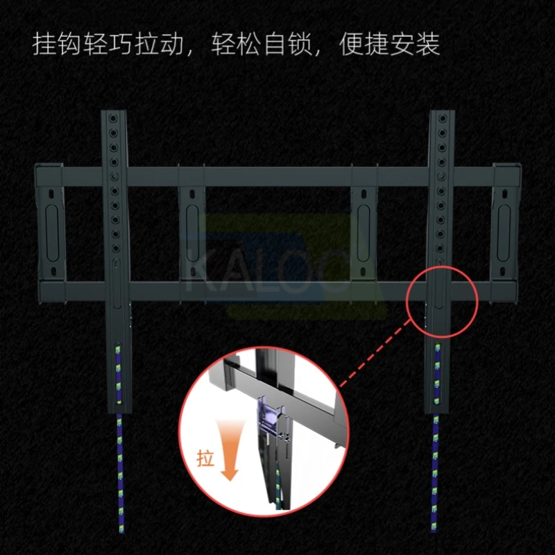 KALOCKALOC TV rack 55-86 TV wall mount TV bracket wall fixed TV stand brand TV universal rack EC90 suitable for 55-86 inch TV
