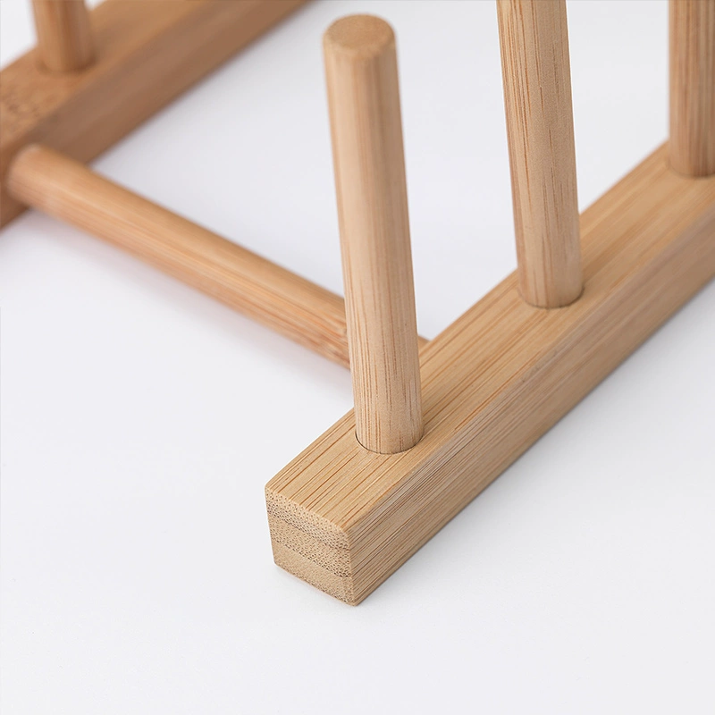 IKEA (IKEA) OSTBIT plate rack bamboo storage rack kitchen storage rack multi-functional shelf artifact plate rack bamboo