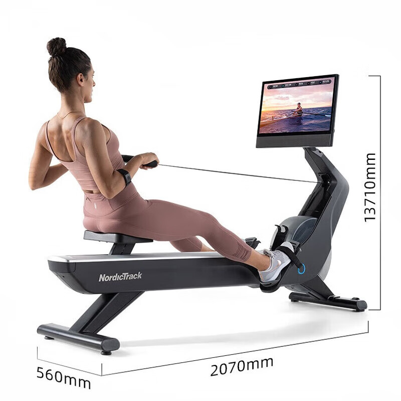 ICON American rowing machine RW900 high-end household silent color screen indoor rowing aerobic rowing machine fitness equipment free 3-year iFIT membership 24-inch color screen ready for delivery