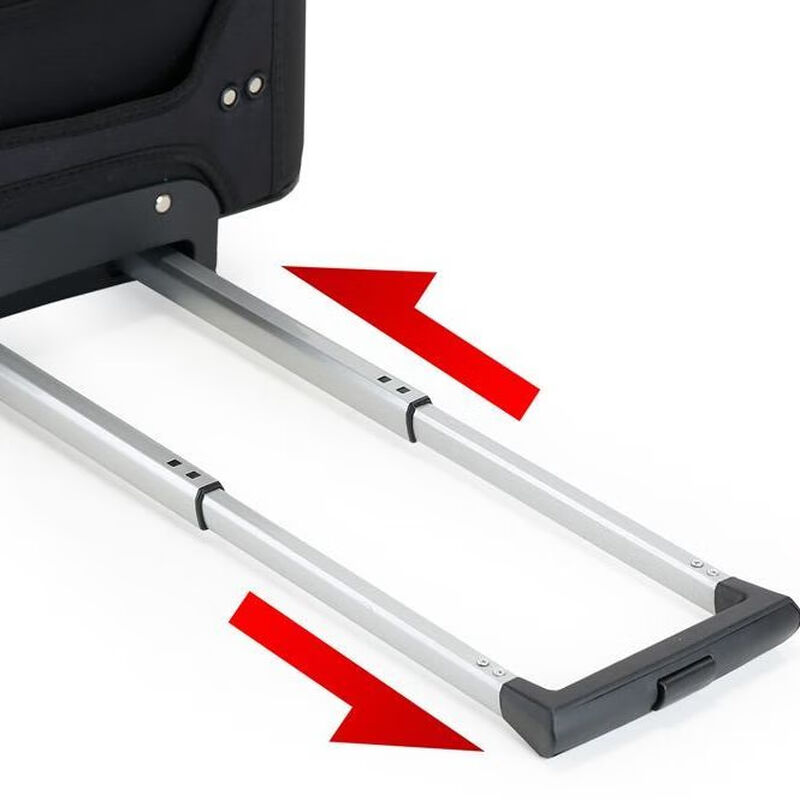 Nimense Oxford Budden chassis women's ultra-light suitcase men's business trip customized suitcase flip cover small leather suitcase horizontal style side opening 0269 black silent universal wheel 16 inches comes with dust cover for boarding