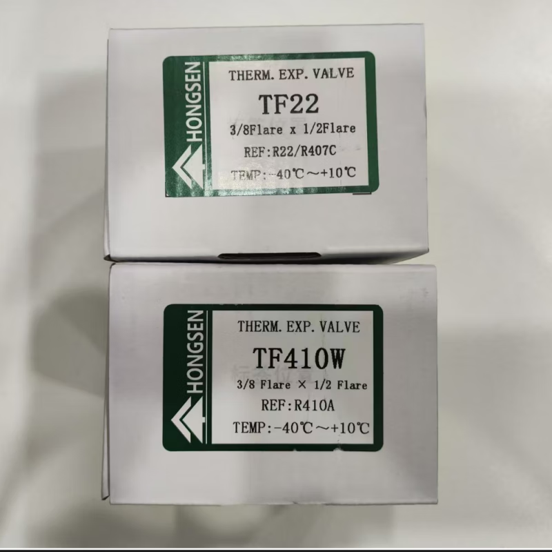 Refrigerator cold storage TF type right-angle internal balance R22/R404/R134/R410 throttling thermal expansion valve TF22 valve body No. 2 core R22