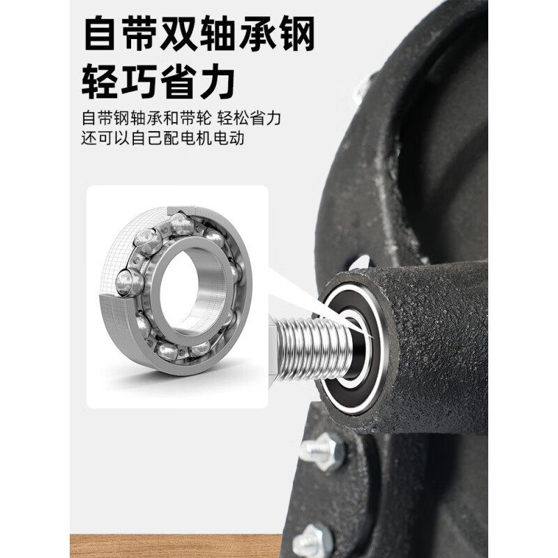 Beijing's new German hand-cranked corn thresher for home use, small electric corn-threshing machine, manual bagging of corn, double-bearing black diamond labor-saving hand-cranked thresher for life