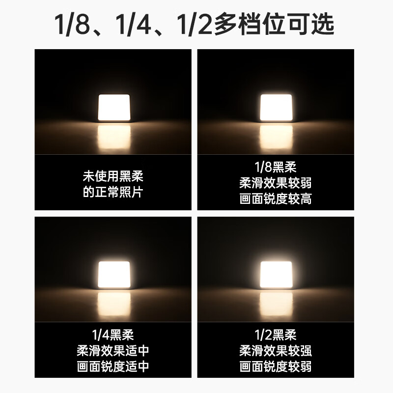 Green giant (llano) 1/4 black soft filter 67mm quarter soft lens soft lens soft focus lens hazy mirror portrait shooting beauty mirror Xiaomi 15ultra photography kit