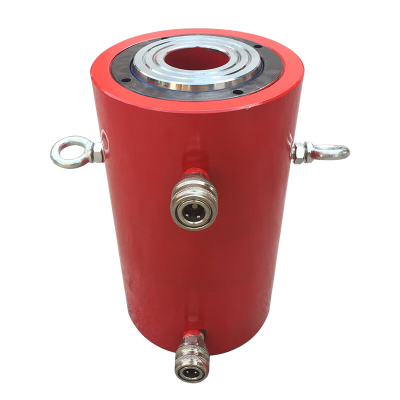 CLCEY hollow hydraulic jack hollow through-core anchor cable tensioning cylinder 100 tons 150 tons 200TRRH through hole electric CX-D150K90 stroke 200mm without oil pump