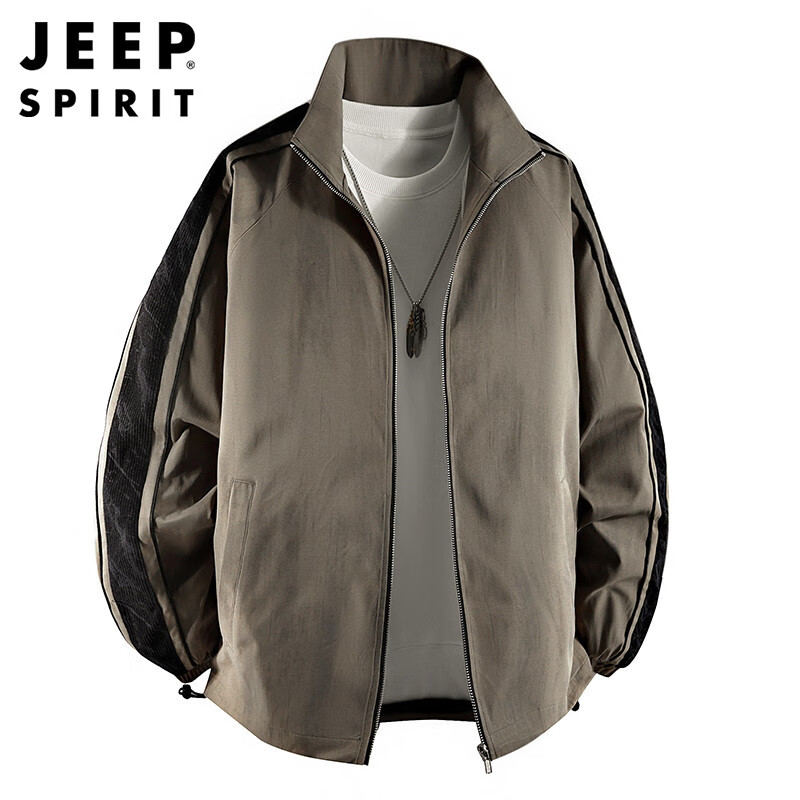 JEEP SPIRIT Jeep jacket men's jacket men's autumn and winter casual high-end style sports high-end sense handsome stand-up collar clothes