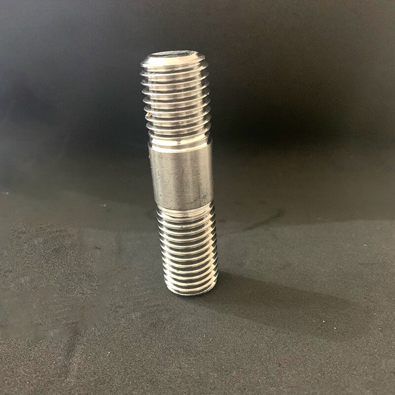 Ni Zhier stainless steel unequal length double-head screw bolt dental stick gb899A type M5M6M8M10M12M14M16M18M20 M6*75 100 pieces